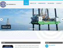 Tablet Screenshot of csc-crewing.com